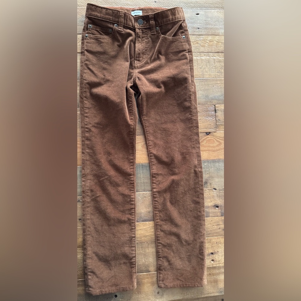 JCrew Crewcuts Boys' Corduroy Pants in Golden Brandy (Brown)